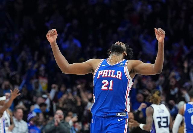 华体会下载-6战5次砍30+！恩比德梦回巅峰，76人北伐搅局